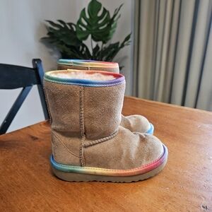 Ugg Kids Rainbow Trim Boots